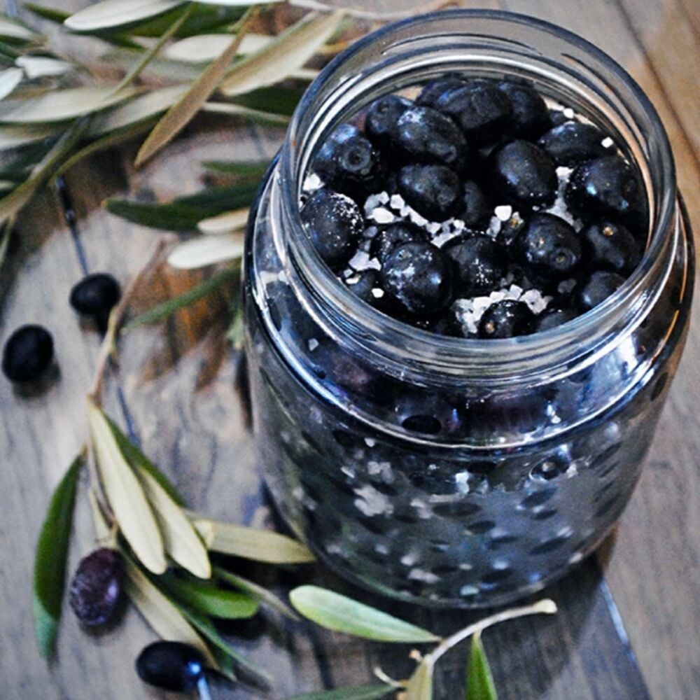 Yağlı Siyah Zeytin 1 Kg