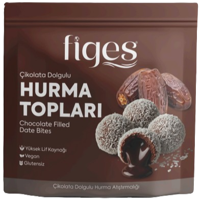 Hurma Topları Çikolata Dolgulu 100 gr