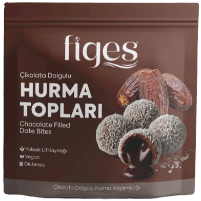 Hurma Topları Çikolata Dolgulu 100 gr