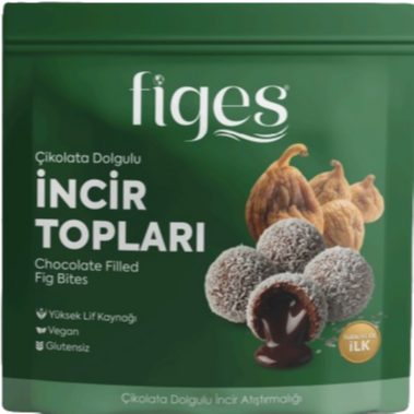 İncir Topları Çikolata Dolgulu 100 gr