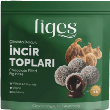 İncir Topları Çikolata Dolgulu 100 gr