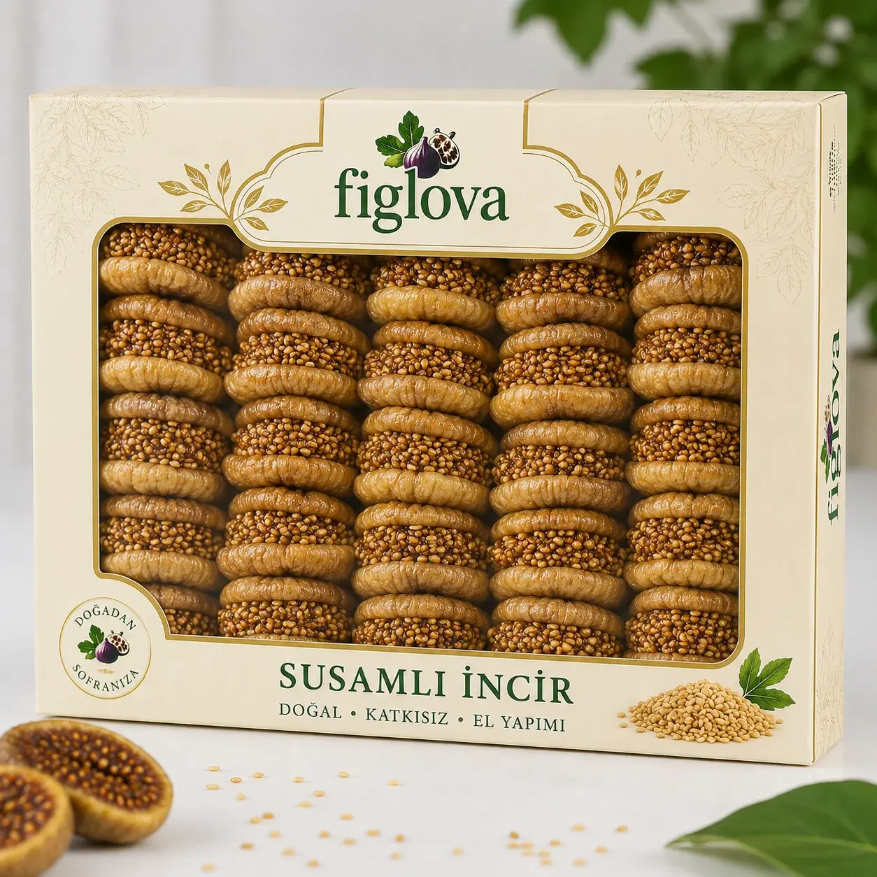 Susamlı İncir Dolması 370 gr